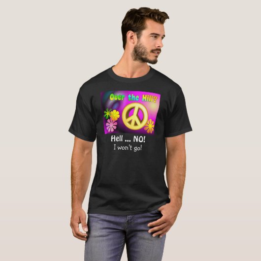 Baby Boomer Psychodelic T-Shirt (Voorkant volledig)