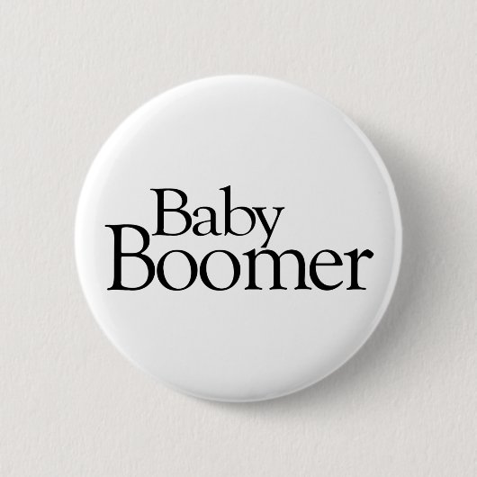 Baby Boomer Ronde Button 5,7 Cm (Voorkant)
