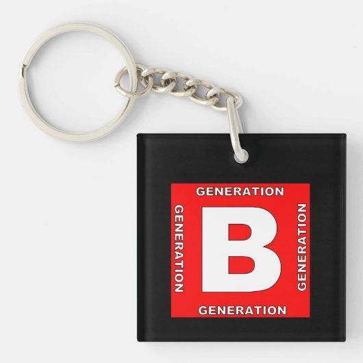 Baby Boomer Sleutelhanger (Voorkant)