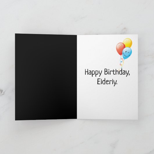 Baby Boomer Verjaardag Humor Kaart (Binnen)