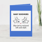 Baby Boomers - Hips die links en rechts worden ver Kaart (Voorkant)
