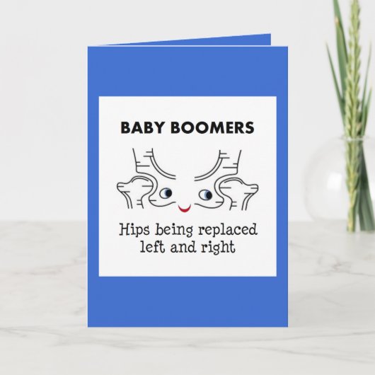 Baby Boomers - Hips die links en rechts worden ver Kaart (Voorkant)