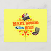 Baby Boomers Rock Briefkaart (Voorkant)