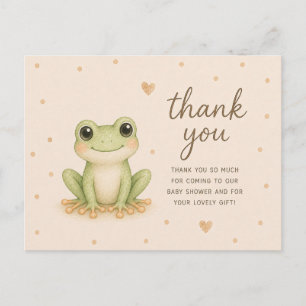 Baby Boomkikker Baby Shower Bedankt Briefkaart