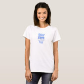 Baby Booties Aankondiging naam datum T-Shirt (Voorkant volledig)