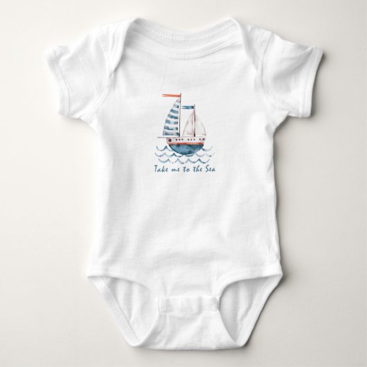 Baby Bootje Romper (Voorkant)
