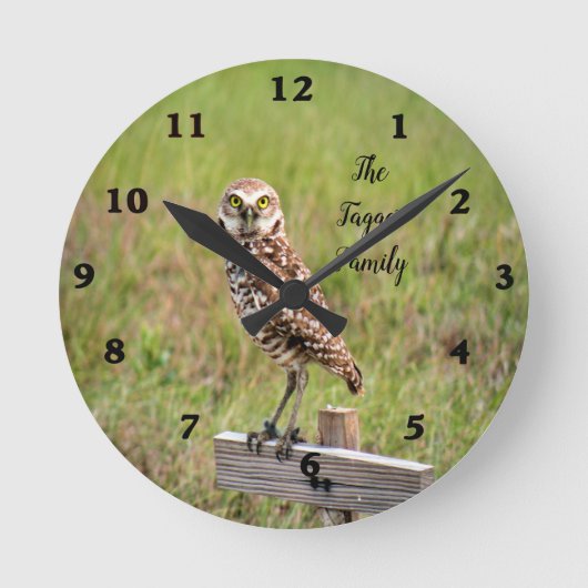 Baby Bordende wandklok (Voorkant)