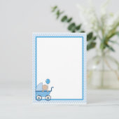 Baby Border Boy Briefkaart (Staand voorkant)
