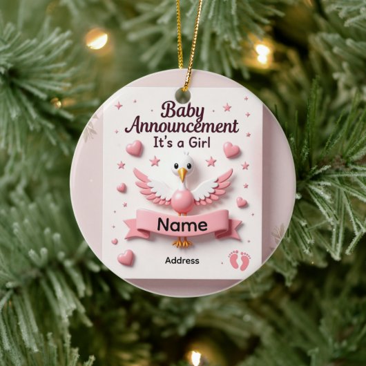 baby born keramisch ornament (Boom)