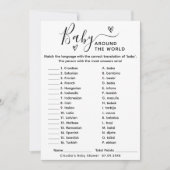 Baby Borrelspel Baby Rond de Wereld Kaart (Voorkant)