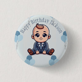 Baby Boss Birthday Button - Aangepaste pin voor ki