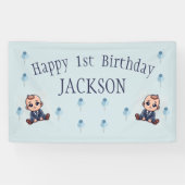 Baby Boss Verjaardagsbanner – Aangepaste Feestdeco Spandoek (Horizontaal)