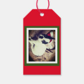 Baby Boston Bull Christmas Cadeaulabel (Voorkant)