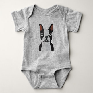 Baby Boston Terrier Jersey Bodysuit