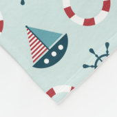 Baby boten fleece deken (Hoek)