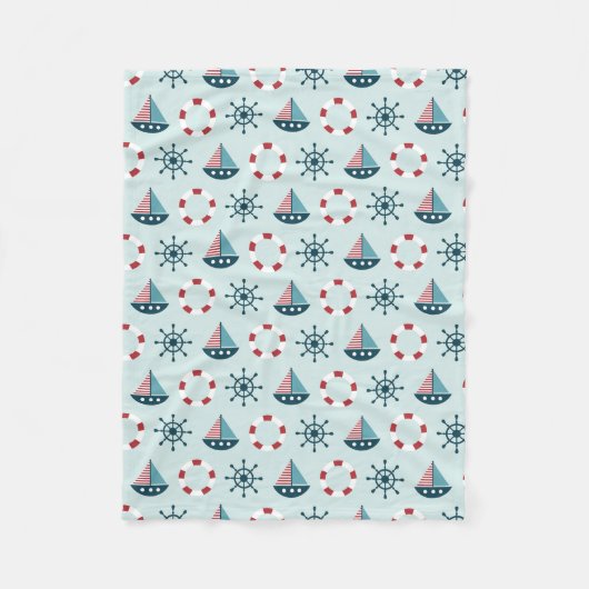 Baby boten fleece deken (Voorkant)