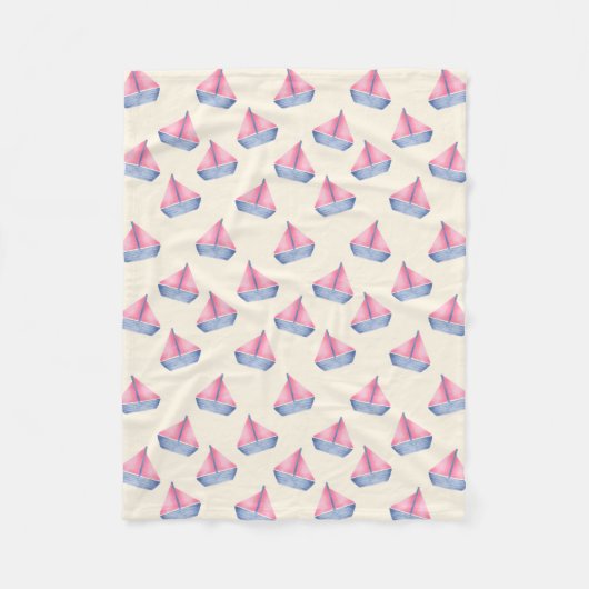 Baby Botens Scheepvaart Fleece Deken (Voorkant)