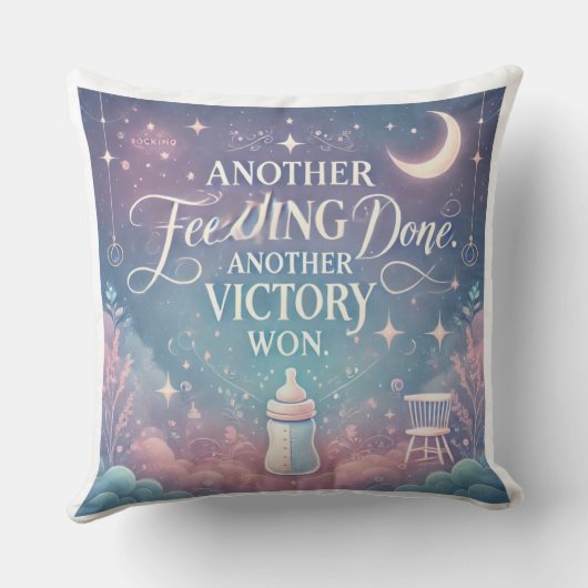 Baby Bottle AI art Kussen (Achterkant)