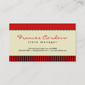 Baby Boutique Babies Store Baby Shop Visitekaartje (Achterkant)