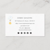 Baby Boutique Clothes Line Visitekaartje (Achterkant)