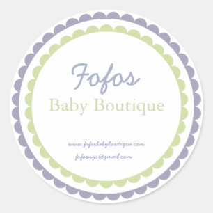 Baby Boutique Mode Label/sticker Ronde Sticker