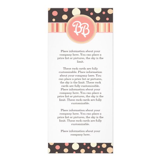 Baby Boutique Rack Card Reclamekaart (Voorkant)
