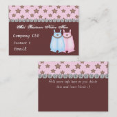Baby BOUTIQUE WINKEL Visitekaartje (Voorkant / Achterkant)
