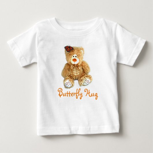 Baby Bovenkant met bruine Teddy Bear en Butterfly (Voorkant)