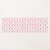 Baby Bow Trellis Pink Bella Ribbon Yogamat (Voorkant (horizontaal))
