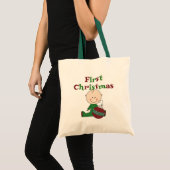 Baby Boy 1e Kerstmis Tshirts en geschenken Tote Bag (Voorkant (product))