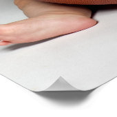 Baby boy (6-9 maanden) met basketbal, poster (Hoek)