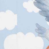 Baby Boy Aankomst Kinderdagverblijf Decor Behang (Zoom)