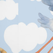 Baby Boy Aankomst Kinderdagverblijf Decor Behang (Zoom)