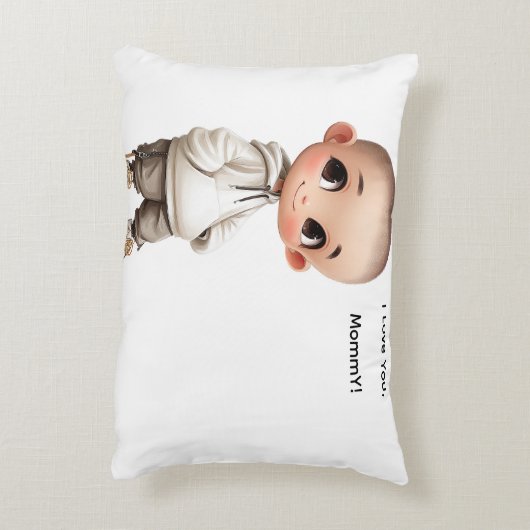 Baby Boy Accent Kussen (Achterkant (Verticaal))