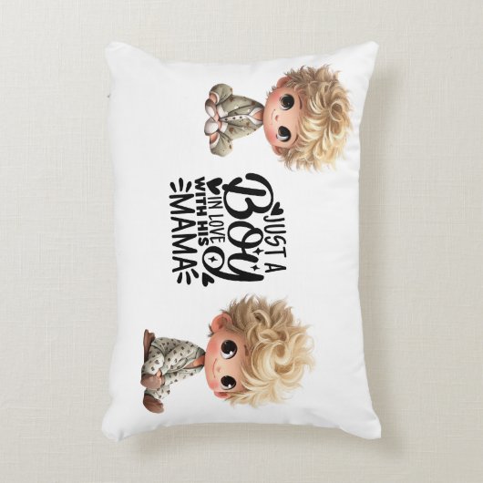 Baby Boy Accent Kussen (Voorkant(Verticaal))