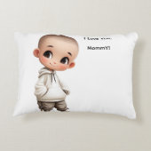 Baby Boy Accent Kussen (Achterkant)