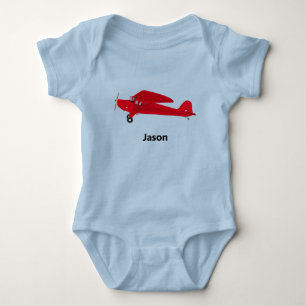 Baby Boy Airplane Bodysuit-pakken uit één stuk Romper