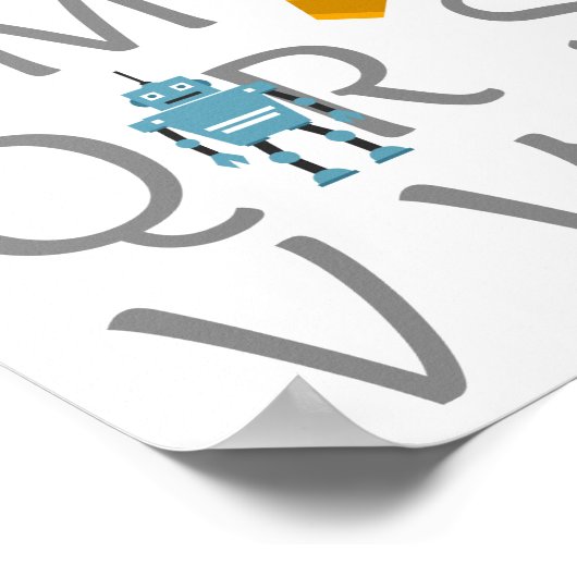 Baby Boy Alphabet Poster (Hoek)