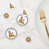 Baby Boy and Dog Baseball Theme Baby shower Confetti (Groep)
