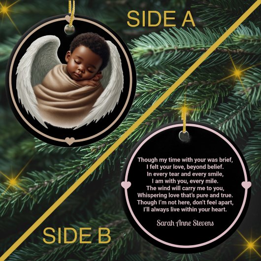 Baby Boy Angel Memorial Wind Chime Wind Chime Keramisch Ornament