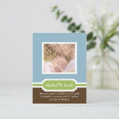 Baby Boy Announance Sjabloon - Gepersonaliseerd (Staand voorkant)