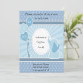 Baby Boy Arrival Baby shower Kaart (Staand voorkant)