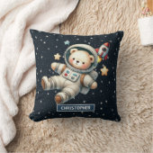 Baby Boy Astronaut Teddy Bear Kussen Kwekerij Acce (Deken)