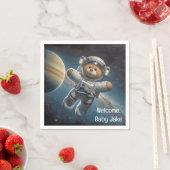 Baby Boy Astronaut Teddy Bear Servet (Insitu)