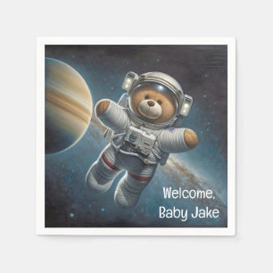 Baby Boy Astronaut Teddy Bear Servet