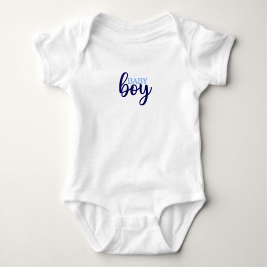 Baby Boy Baby Bodysuit (Voorkant)