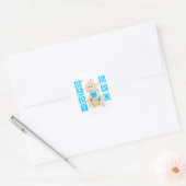 Baby Boy Baby Bro Ronde Sticker (Envelop)