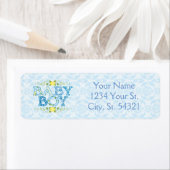 Baby Boy, Baby shower Adresetiketten Etiket (Insitu)