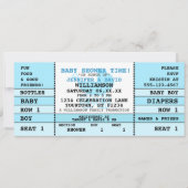 Baby Boy Baby shower Concert Ticket Uitnodiging (Voorkant)