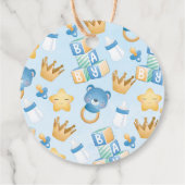 Baby Boy Baby shower Gepersonaliseerd Bedankjes Labels (Achterkant)